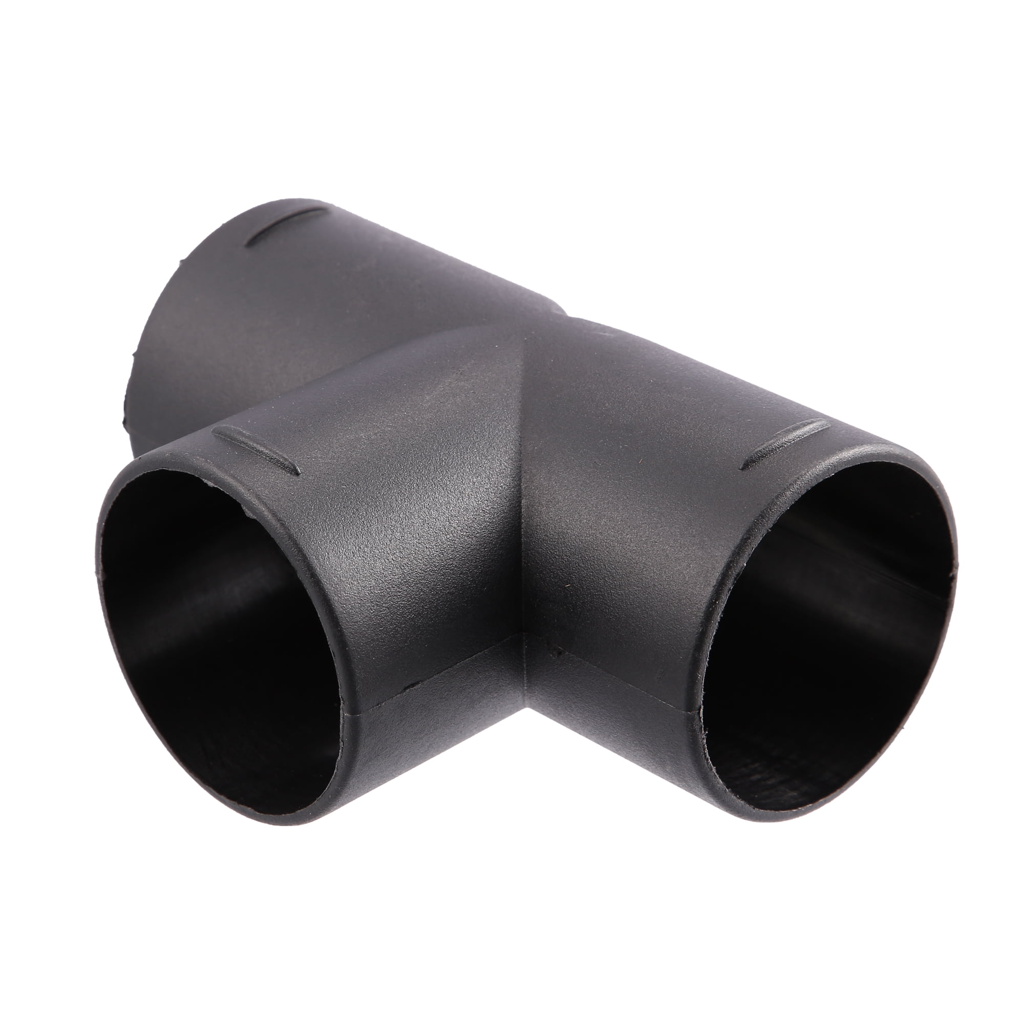 Unique Bargains 1 Set 60mm Auto Car Heater Duct Kit with Outlet Connector Air Vent Outlet Hose Clip Black Suit T Shape