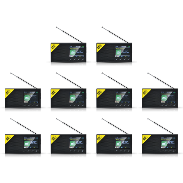 Pantalla LCD Compatible Con 5.0 Radio Digital Estéreo DAB FM Audio Rece