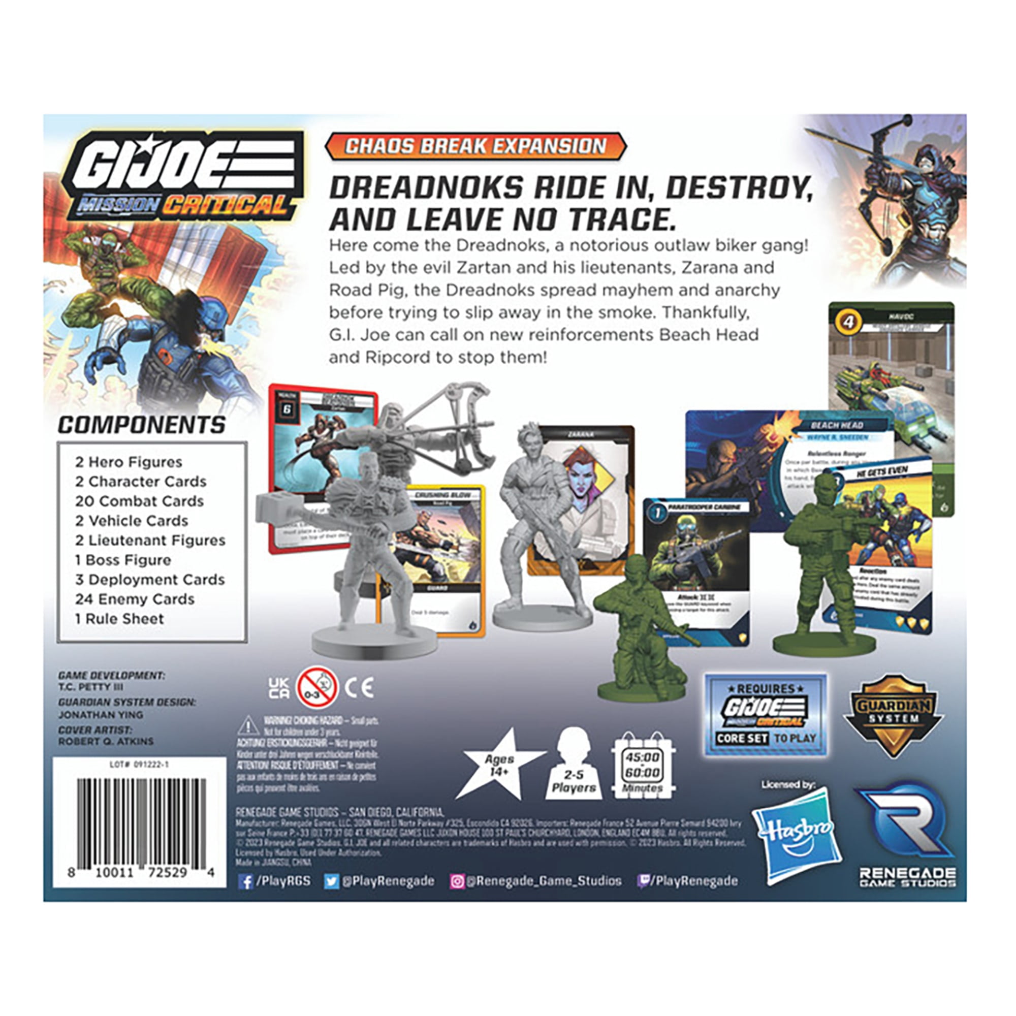 G.I. JOE Mission Critical: Chaos Break Expansion - RPG Game