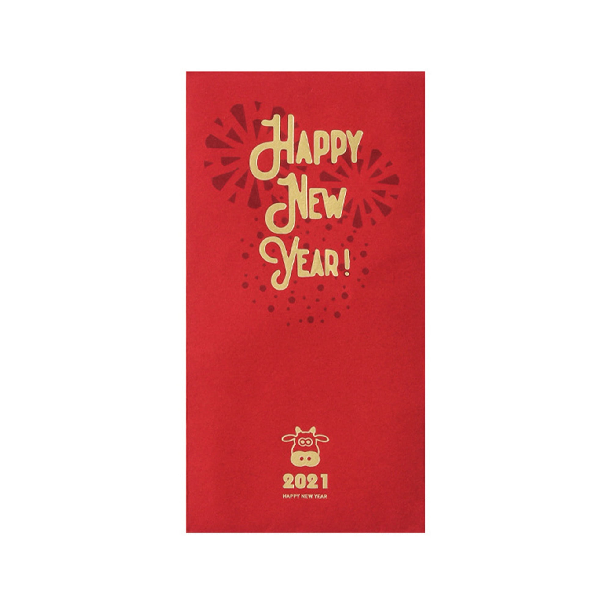 6 Patterns 36 Pcs Gold Foil 36pcs Large ELLZK Chinese Red Envelopes Lucky Money Envelopes 2021 Chinese New Year Ox Year Envelope 