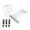 White-B, variant on New Riser PCI-E x16 ATX Graphics Card Vertical Bracket GPU Holder+GEN4/3 PCIE 4.0/3.0 16X Riser Extender Cable 25CM