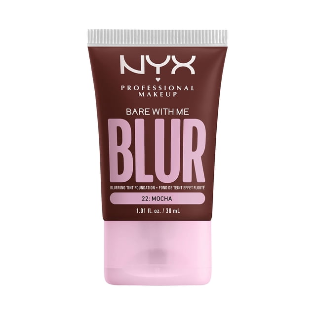 Maquillaje profesional de base NYX Bare With Me Mocha