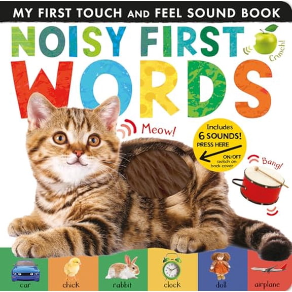 Pre-Owned Noisy First Words: Includes 6 Sounds and an On/Off Switch on the Back Cover! (Board book) 168010666X 9781680106664