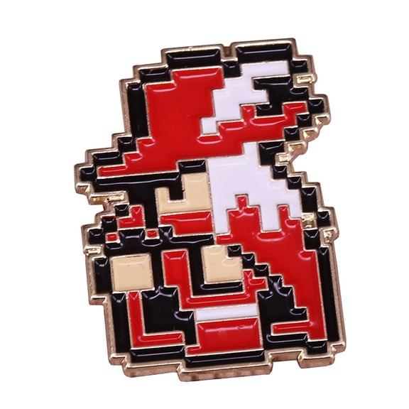 Anime Source Final Fantasy 8 Bit Red Mage Lapel Pinback Brooch Gamer Video Games