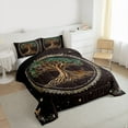 thumbnail image 3 of Manfei Retro Country Tree Bedding Comforter Set,Rustic Botanical Twin Comforter Sets,Vintage Boho Theme Bedding Set For Men Women,Luxury Bedroom Decor Reversible,2pcs, 3 of 8