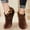 Bronze, variant on WTXUE Socks for Women, Grip Socks, Maggie Stretch Indoor Cushioned Non Slip Grip Thermal Socks for Women, Warm Socks, Pink