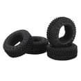 thumbnail image 4 of RC Crawler Wheel Tires, 1.25in 4PCS Sponge Lining RC Rubber Tyres Strong Cushioning Crushed Stone Pattern  for Road Driving, 4 of 7