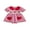 Red, variant on Jxzom Newborn Baby Girl Valentines Outfit Puff Short Sleeve Somcked Romper Dress Heart Bow Embroidery Plaid Jumpsuit Infant Cute Valentines Clothes