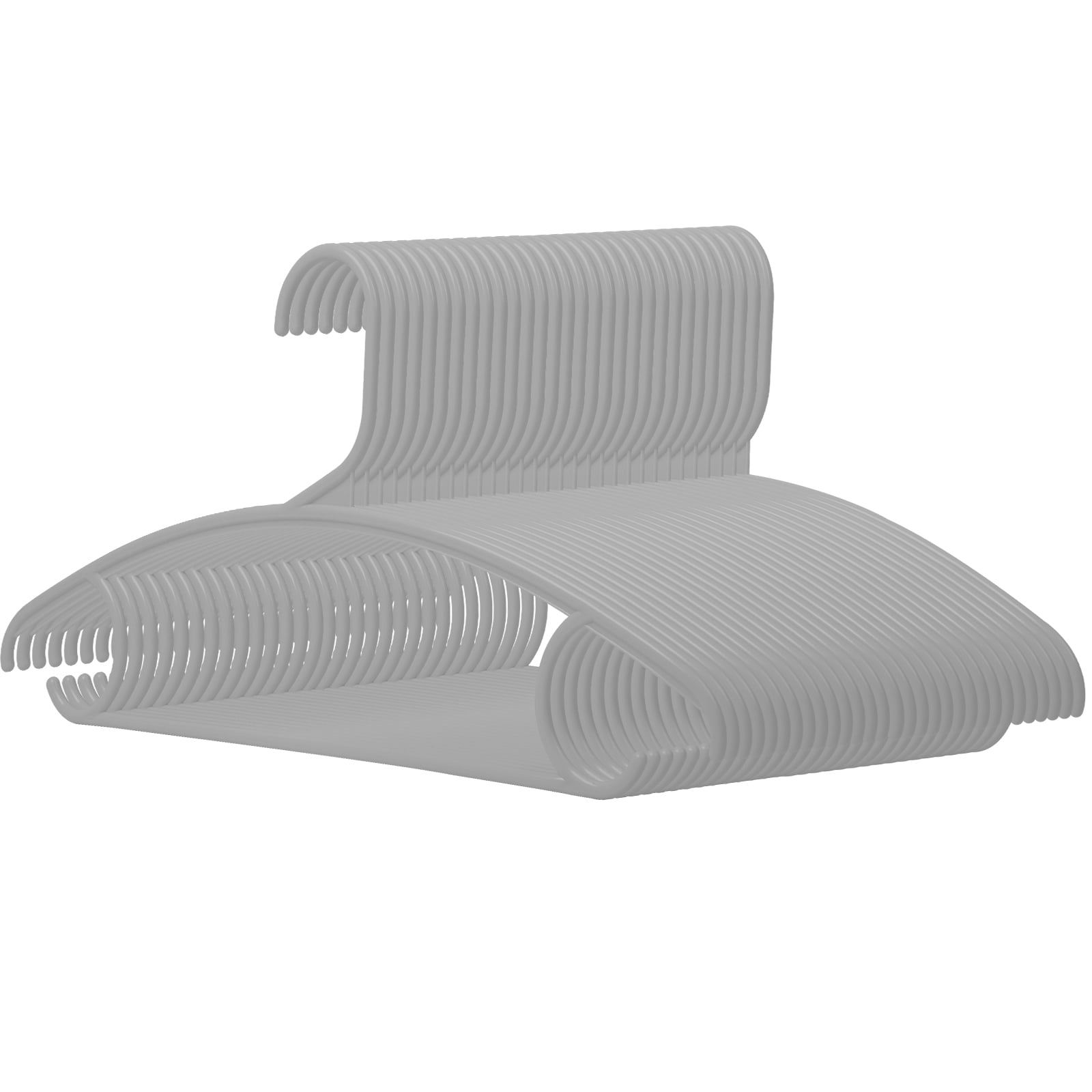 Clothes Hangers 40 Pack Plastic Heavy Duty Clothing Hangers for