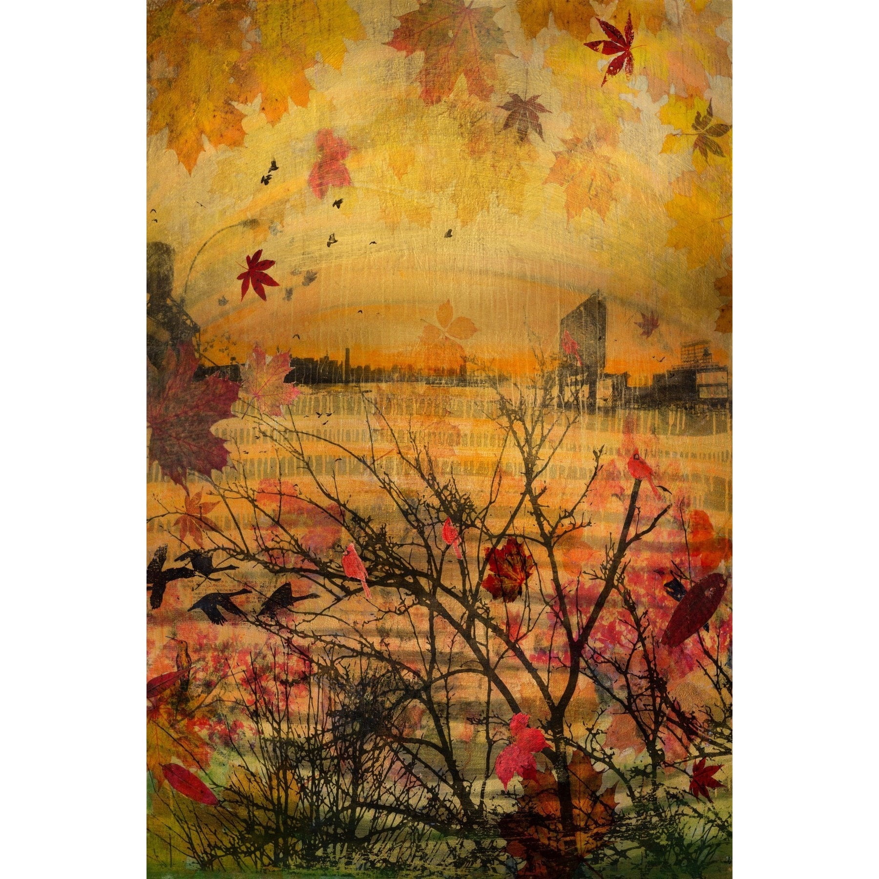 "Autumnal Tide" Painting Print on Wrapped Canvas