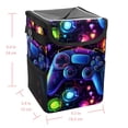 thumbnail image 5 of Game Controller Car Trash Can with Foldable Lid, Leak-proof and Hanging Storage Bag - Trash Can for Car, Car Trash Bin, 5 of 6