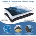 thumbnail image 5 of Forest Picnic Blankets Waterproof Foldable Picnic Blanket 80"x 80" Picnic Mat 3-Layer Thicking Outdoor Picnic Blanket Sandproof Lightweight Beach Picnic Blanket with Strap Machine Washable, 5 of 5