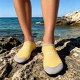thumbnail image 6 of Heydday Water Shoes for Womens, Quick Drying Mens Barefoot Shoes, Non- Lightweight Unisex Aqua Shoes, Beach Swim Shoes for River Hiking Surfing Diving Vacation(Yellow/39), 6 of 6
