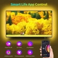 thumbnail image 6 of USB LED Light for TV 60 65 Inch,14.9Ft Smart WiFi TV LED Backlight Work with Alexa,RGBW TV Led Light Strip Music Sync,Color Changing,6500K Bias Lighting for 60-72inch(Only Supports 2.4 GHz WiFi), 6 of 6