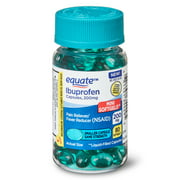 Equate Ibuprofen Mini Softgels, Pain Reliever and Fever Reducer, 200 mg, 80 Count