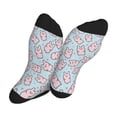 thumbnail image 5 of KLL Cute Rabbit Print Cool Socks Men's Women's Crew Socks Funny Crazy Novelty Stockings, 5 of 7