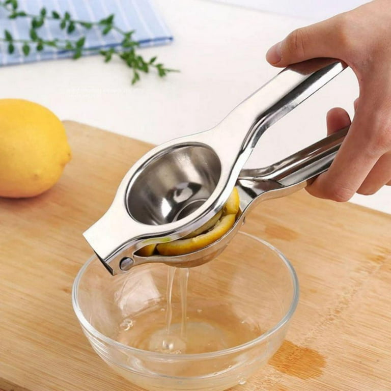 ALIMARO 304 Stainless Steel Lemon Squeezer Citrus Juicer Hand Press Heavy  Duty Manual Squeezer Lime Squeezer Juice Extractor Orange Lime Grapefruit  Presser Fruit Juicer 