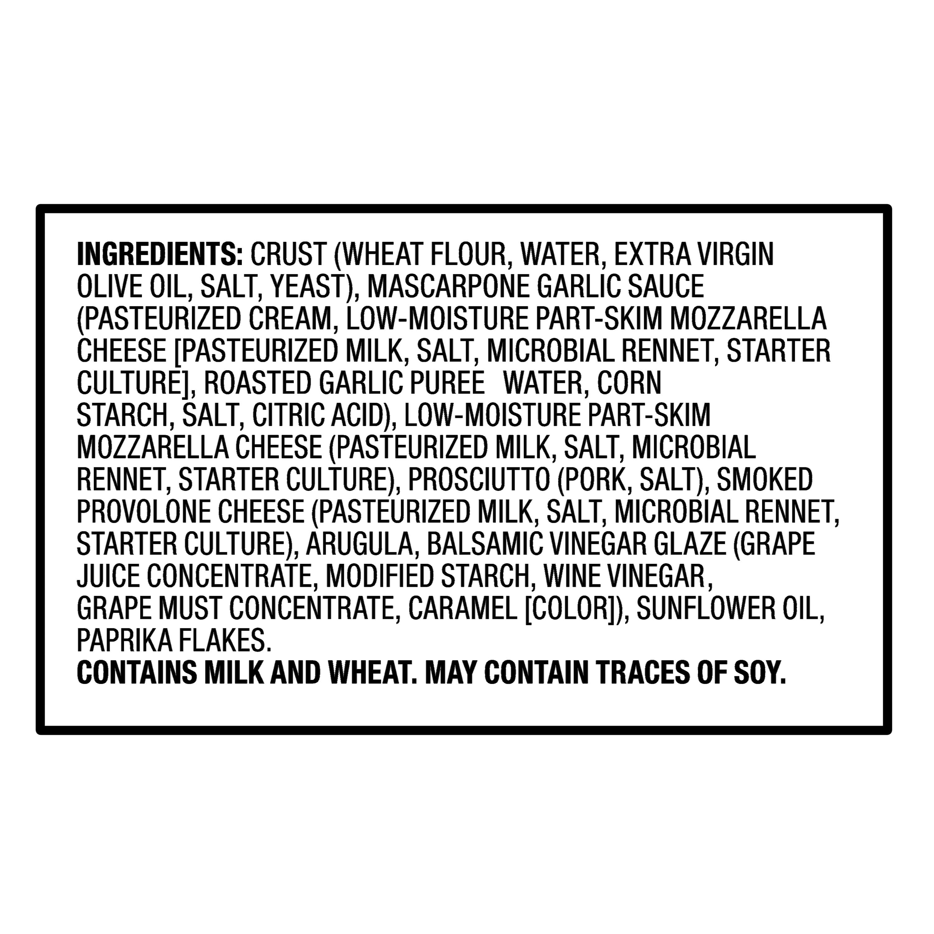 bettergoods Italian Wood-Fired Prosciutto and Arugula Pizza, 14.46 oz (Frozen)