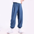 thumbnail image 3 of WRKEKC Jeans for Boys Tencel Denim Elastic Waist Jogger Style Anti Mosquito Lightweight Casual Kids Pants 3-15 Years, 3 of 3