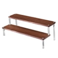 thumbnail image 4 of Estante de exhibición de madera, accesorios de escaparate, práctico estante de joyería Simple, soporte de exhibición coleccionable para restaurante, 2 capas 295 cm, 4 of 9