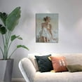 thumbnail image 5 of 12x16 inch Bathroom Decor Oil Painting Canvas Elegant Women On The Beach,Home Room Decor Bathroom Accessory,Charm Women On The Beach,Bathroom,Study,Woman Cave,Bedroom Wall Decor Art Paintings, 5 of 6
