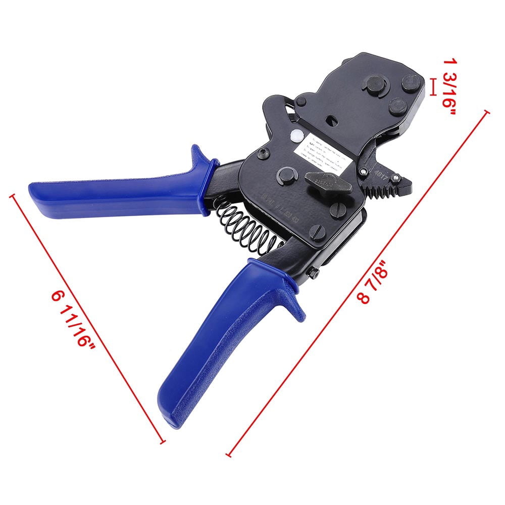 Yescom PEX Ratchet Cinch Clamp Tool for 3/8" 1/2" 5/8" 3/4" 1" Stainless Steel Clamp Rings ASTM F2098