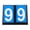 Sky Blue, variant on 2 Digit Flip Tabletop Sports Scoreboard Portable Foldable Waterproof Score Counter For Basketball Soccer Tennis Volleyball