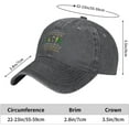 thumbnail image 6 of Baseball Cap for Men Women Never Underestimate Old Man is Vietnam Veteran Army Washed Distressed Cotton Dad Hat Black, 6 of 8
