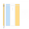 thumbnail image 1 of Design Skin Compatible avec Apple Pencil Skin - PET, Apple Stickers, Apple Pencil Étui Full wrap (1ère Génération), 1 of 4