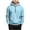 Blue, variant on StSilkitty Hooded Sweatshirts for Kids Oversized Half Zip Long Sleeve Hoodies Fall Winter Fashion Warm Pullover Tops with Pockets