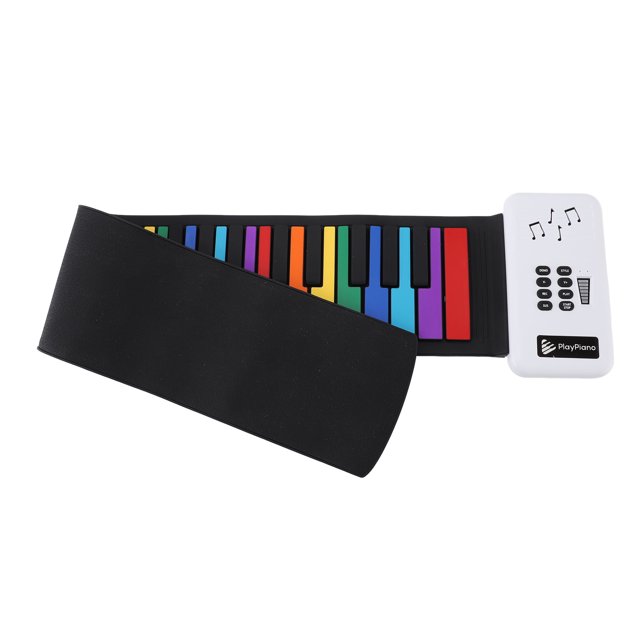 Piano Con Teclado Enrollable, Piano Enrollable Que Ahorra Espacio Para Practicar