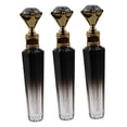 thumbnail image 4 of 3 botellas de brillo de labios recargables jinwen con tapa de diamante 5 ml tubos de brillo de labios Negro, 4 of 6