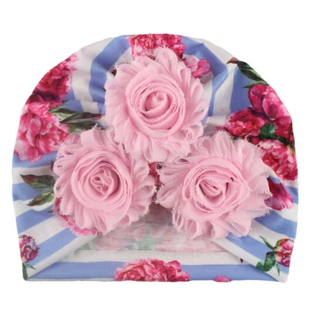 

NECHOLOGY Thermal Jacket for Baby Girl Stripe Hat Print Headwear Baby Headband Kids Floral Accessories Boy Toddler Kids Hat Hat D One Size