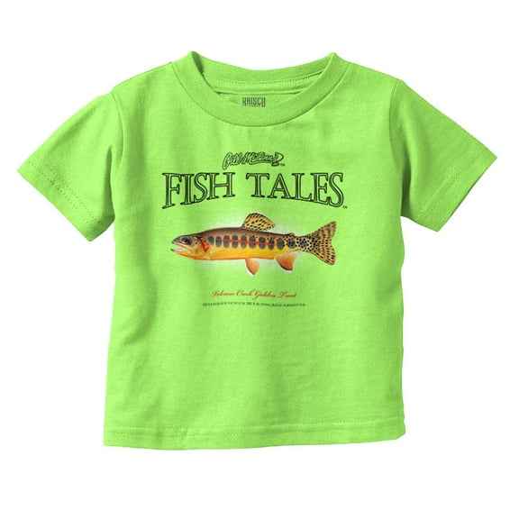 Gill McFinn Fishing Trout Fisherman Toddler Boy Girl T Shirt Infant Toddler Brisco Brands 12M