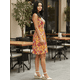 thumbnail image 4 of Vestido Casuale Unitalla Mujer Vestido Corto Midi Outfit Casual, 4 of 5