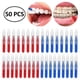 thumbnail image 1 of 50Pcs Soft Dental Oral Floss Clean Brushes Between Interdental Teeth Care Tool Comfortable Cleaning interdental Brushes, 1 of 5