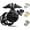 black, variant on U.S.Marine Corps Car Emblem – 3D Eagle Globe Anchor Metal Decal, 3.3"x3.1" Weatherproof Military Sticker, Universal Fit for Cars, Trucks, Gifts for Veterans & Supporters (Gold)