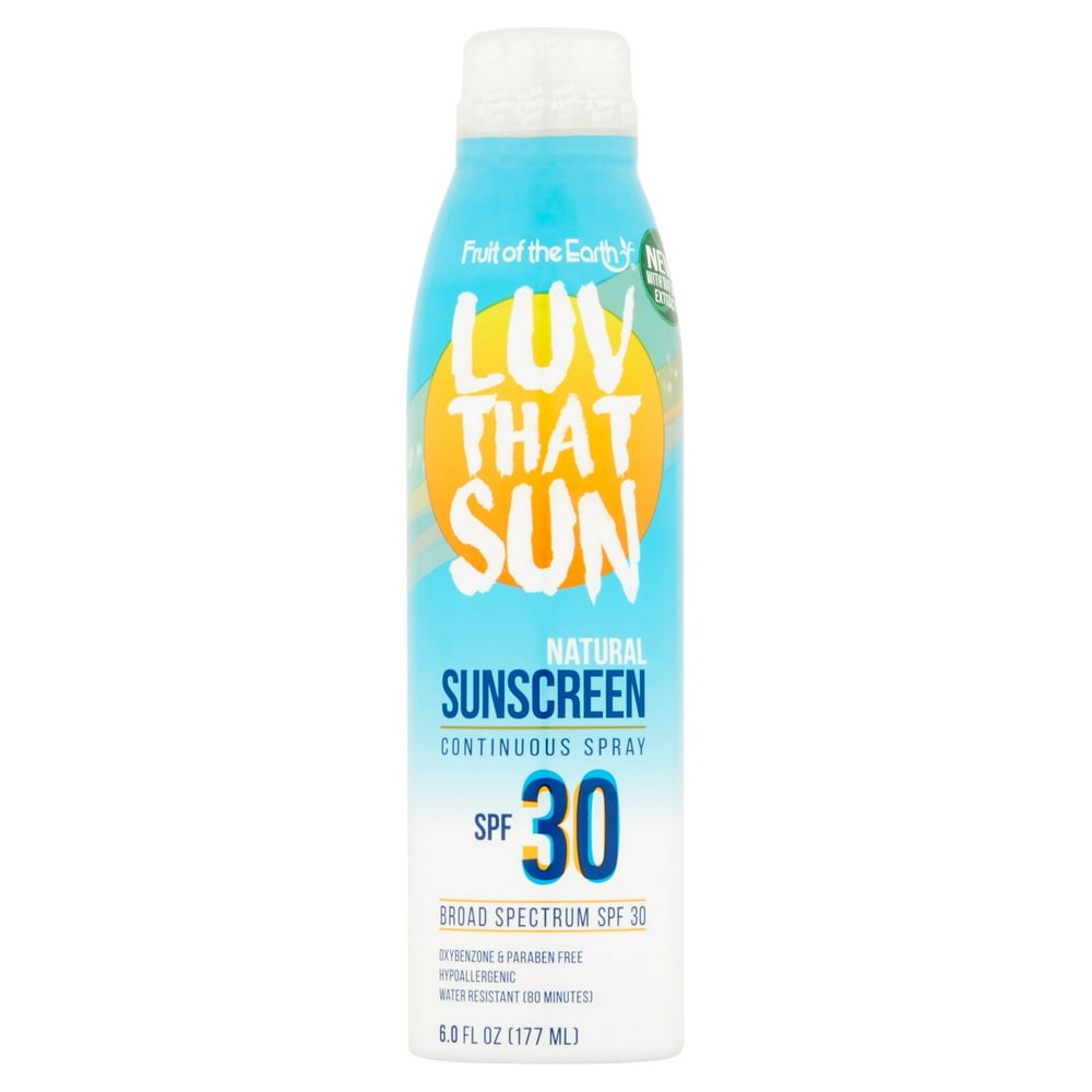Fruit of the Earth Luv that Sun Natural Sunscreen Continuous Spray