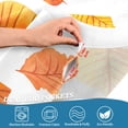 thumbnail image 5 of Yayeee Kitchen Curtains Tier Set of 2 Light Filtering 57"x24" Over Sink Window Panels, Yellow Leaves, 5 of 7