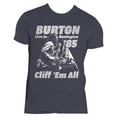 thumbnail image 3 of Cliff Burton Unisex T-Shirt: Flag Retro (Large), 3 of 4