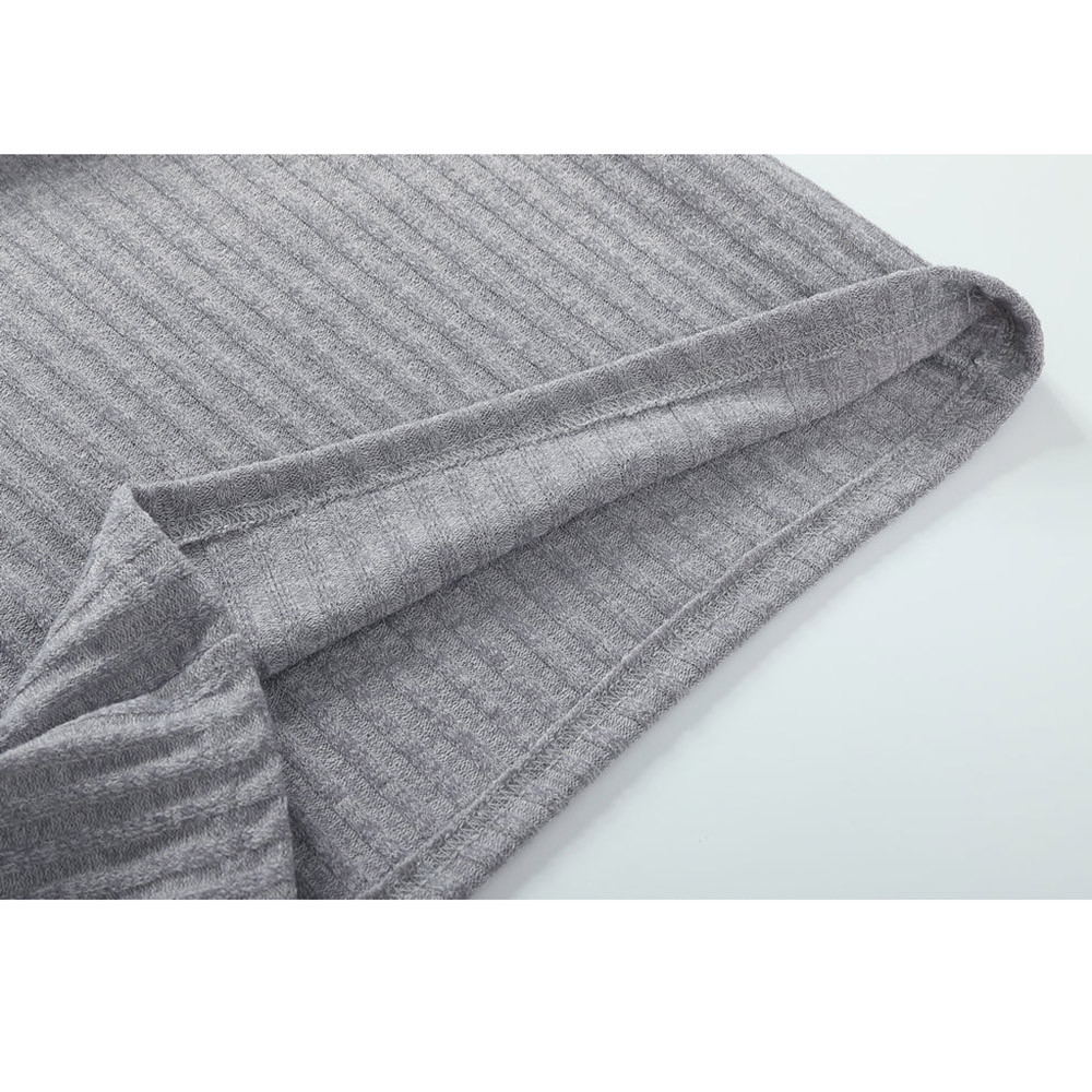 〖Hellobye〗??Womens Casual Long Sleeve Jumper Turtleneck Sweaters Dress - image 5 of 6