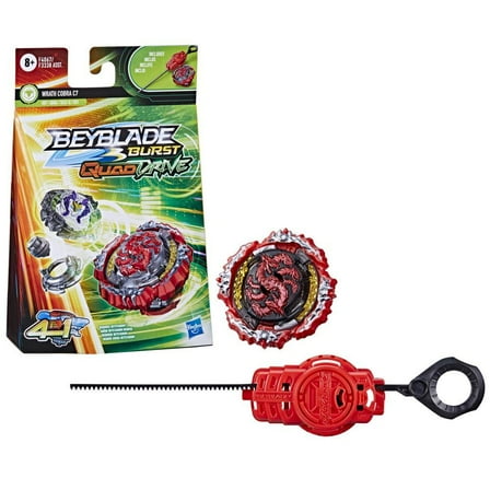 Beyblade Burst QuadDrive Wrath Cobra C7 Starter Pack Battling Game Top