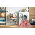 thumbnail image 2 of Ahgly Company Machine Washable Indoor Square Transitional Pastel Pink Area Rugs, 7' Square, 2 of 7