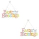 thumbnail image 1 of Cateissary 1 Juego de decoraciones para puertas, diseño de letras de primavera de conejo de madera, suministros para fiestas, de Pascua, JM00292 2piezas, 1 of 6