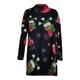 thumbnail image 5 of Puntoco Mujer Navidad Impresión Moda Casual Botón Manga Larga Rebeca Top Blusa Puntoco Puntoco-6168, 5 of 5