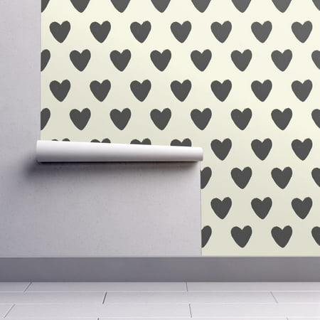 Peel-and-Stick Removable Wallpaper Hearts Hearts Valentine'S Day Decor (Best Valentine Day Wallpaper)