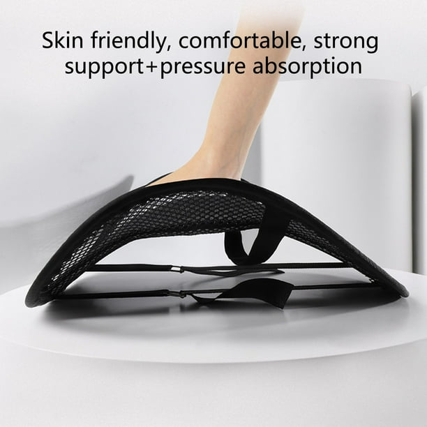 Soporte lumbar para silla de coche Respaldo de bambú de malla