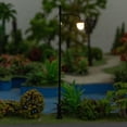 thumbnail image 6 of BrowQuartz 1:87 Scale Street Lamps Model Making Train Layout LED Lamp Moss Warm White Light Decoration for Miniature Park Garden Green/White light, 6 of 6