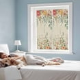 thumbnail image 4 of Watercolor Floral Window Privacy Film, Spring Roses Eucalyptus Leaf Plants Beige Static Cling UV Sun Blocking Tint Film Heat Control Windows Films for Bedroom Bathroom, Window Stickers 17.7"x39.3", 4 of 8