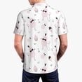 thumbnail image 3 of Balery Cute Poodle Dog Printed Men’s Short Sleeve Polo Shirt, Midweight Men's Shirt,Golf Polo shirts -X-Large, 3 of 8